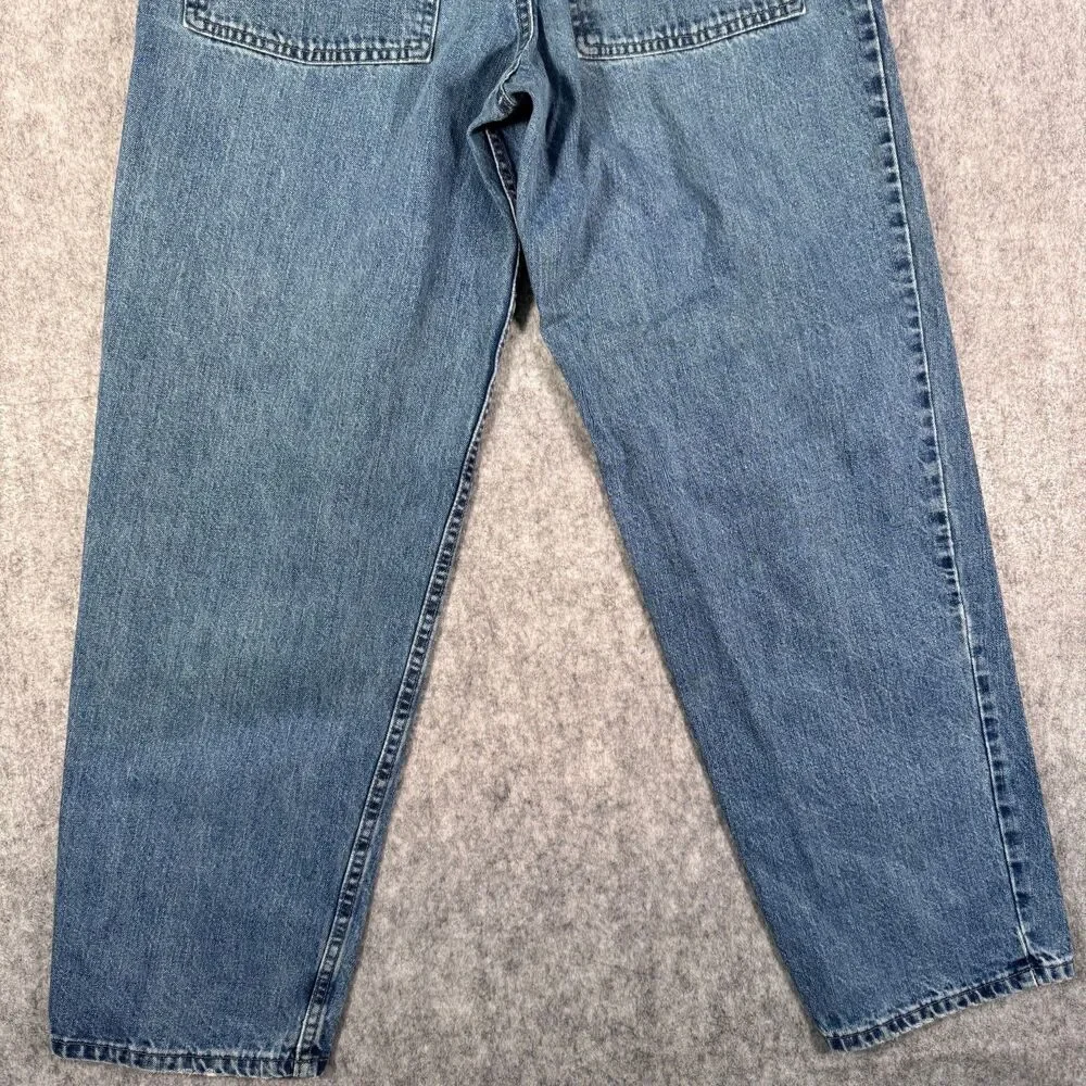 VTG Levis Silvertab Baggy Fit Jeans Mens 32x32 Measures 31x31 Blue Y2K USA Made